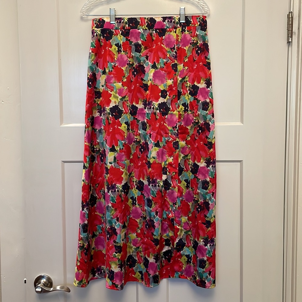 Floral Midi Skirt